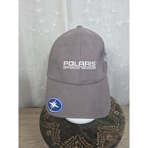 Polaris Offroad Vehicles Logo Gray Baseball Cap WOTT Certified Hat